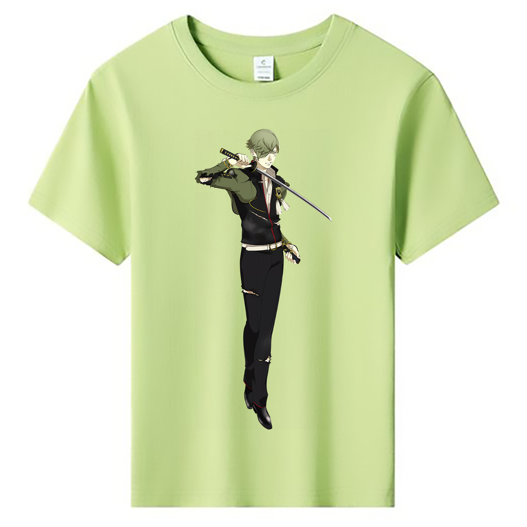 （画像用） 刀剣乱舞 Touken Ranbu 綿100％キッズTシャツ（フロントプリント）